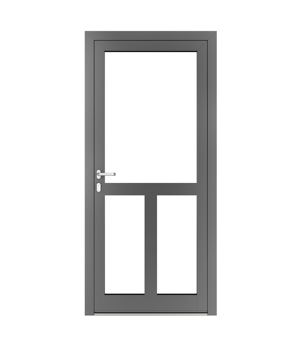 Spacers in aluminium doors