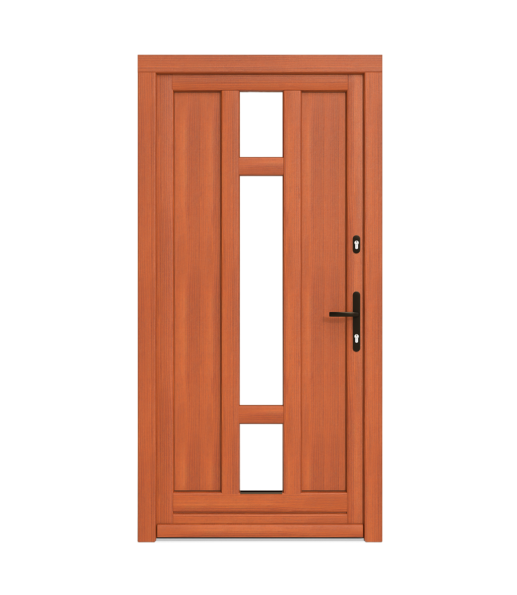 Spacers in wooden doors